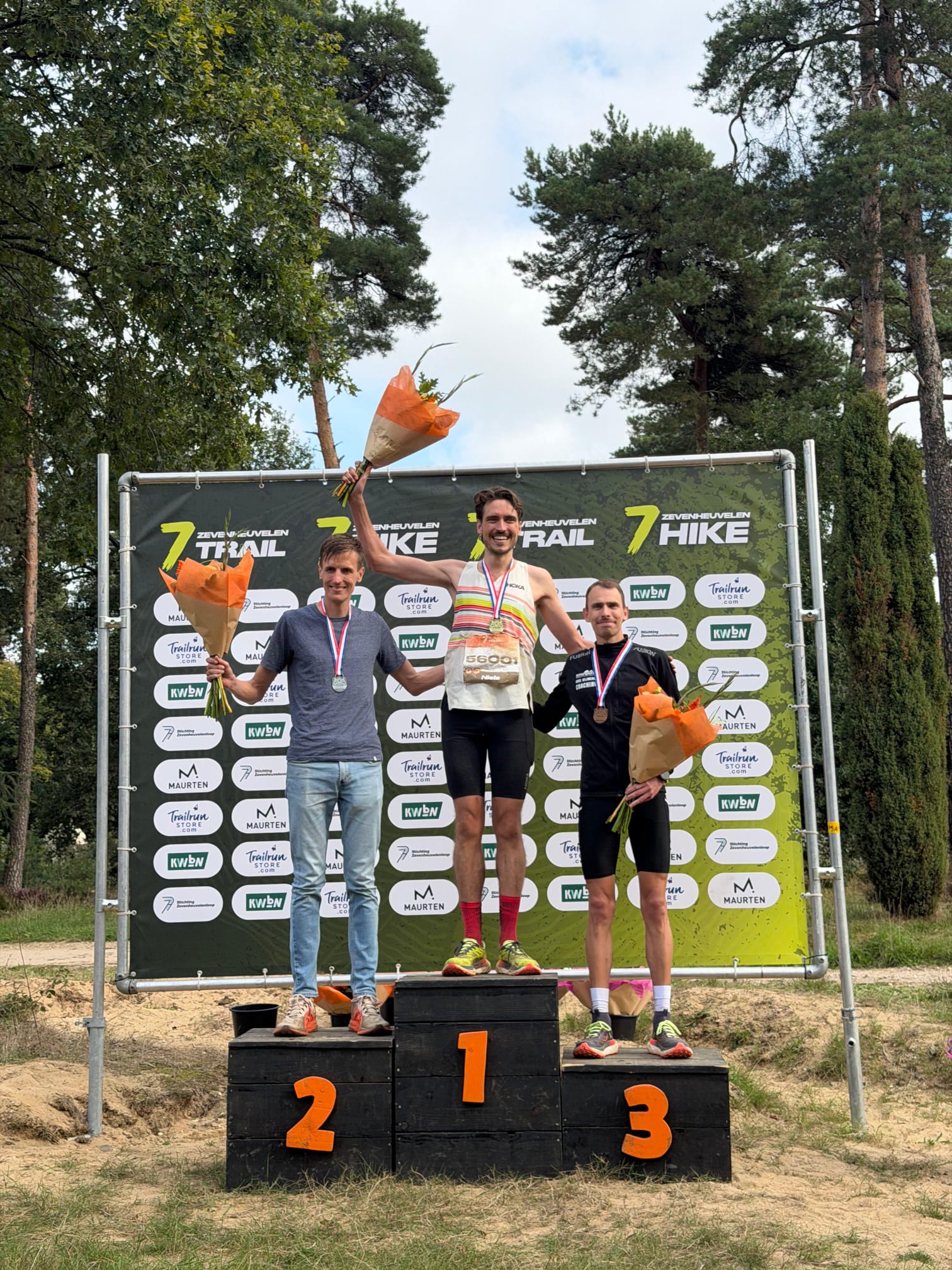 Roel Wijmenga derde op het NK lange trail